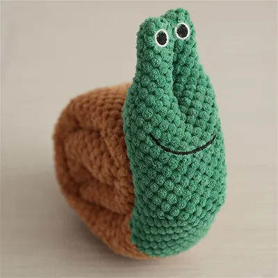 ZenPets Jouet en peluche sonore pour chien en forme d'escargot