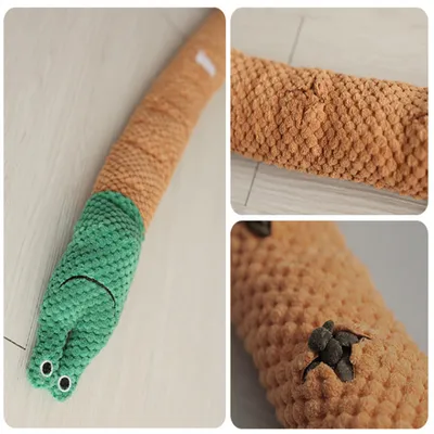 ZenPets Jouet en peluche sonore pour chien en forme d'escargot