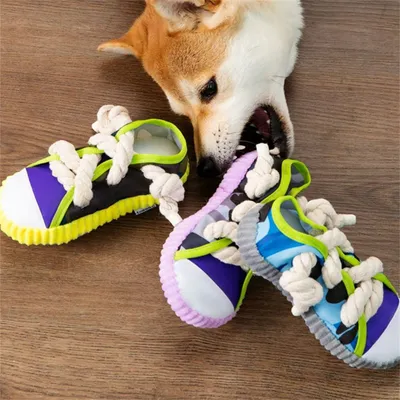ZenPets Sandales jouets sonores pour chiens