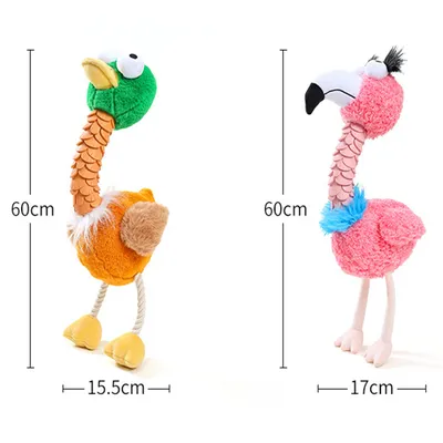 ZenPets Jouet oiseau moche pour chiens