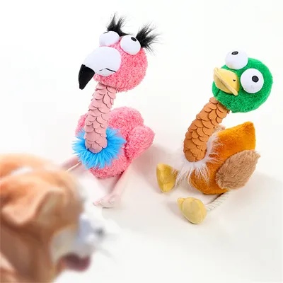 ZenPets Jouet oiseau moche pour chiens