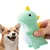 ZenPets Jouet en caoutchouc dinosaure vert pour chien ZenPets Jouet en caoutchouc dinosaure vert pour chien