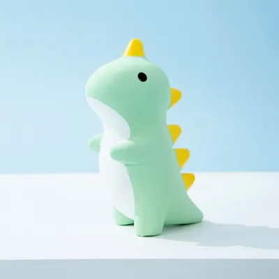 ZenPets Jouet en caoutchouc dinosaure vert pour chien