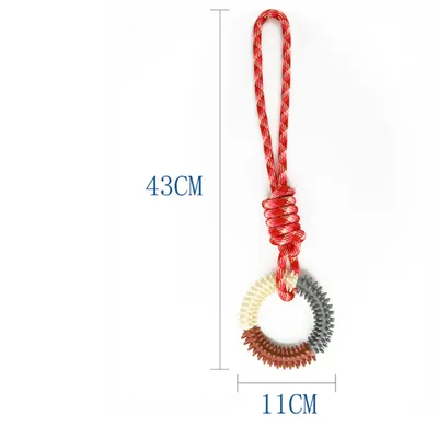 ZenPets Jouet en corde de coton pour chiens à grignoter