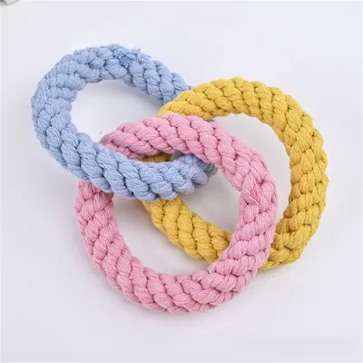 ZenPets Jouet en forme de beignet coloré pour animaux de compagnie