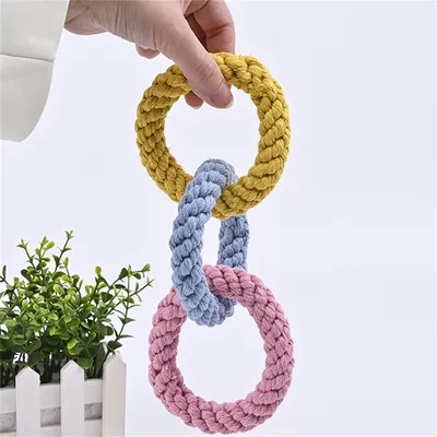 ZenPets Jouet en forme de beignet coloré pour animaux de compagnie