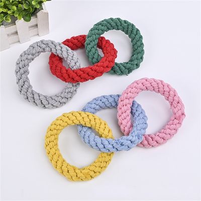 ZenPets Jouet en forme de beignet coloré pour animaux de compagnie