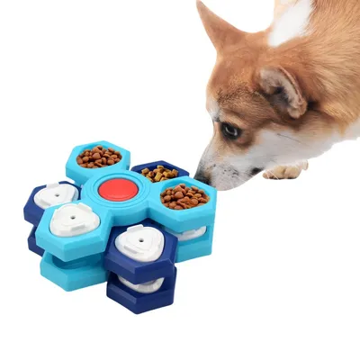 ZenPets Jouet pour chien à 4 niveaux pour alimentation lente