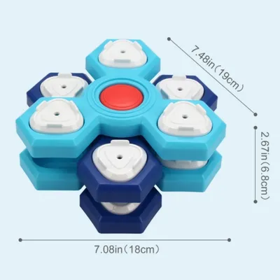 ZenPets Jouet pour chien à 4 niveaux pour alimentation lente