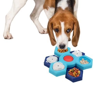 ZenPets Jouet pour chien à 4 niveaux pour alimentation lente