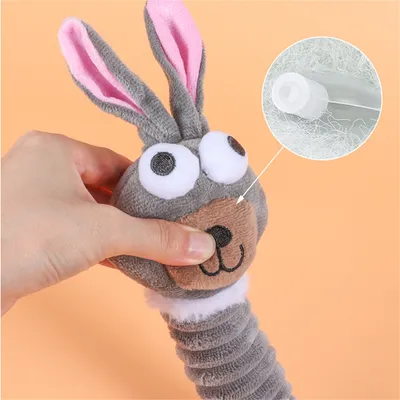 ZenPets Jouet en peluche à long cou pour chiens