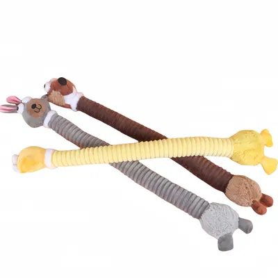 ZenPets Jouet en peluche à long cou pour chiens