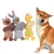 ZenPets Jouet en peluche à long cou pour chiens