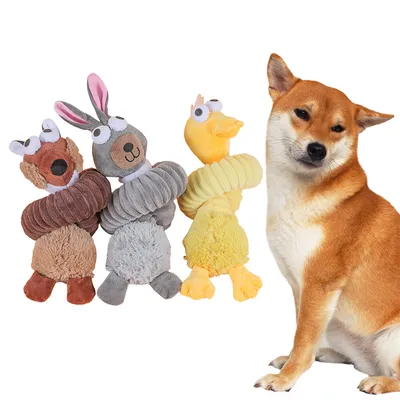 ZenPets Jouet en peluche à long cou pour chiens
