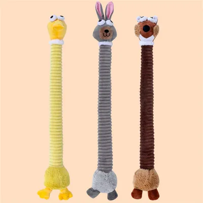 ZenPets Jouet en peluche à long cou pour chiens