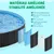 Yaheetech Piscine Portable pour Chien
