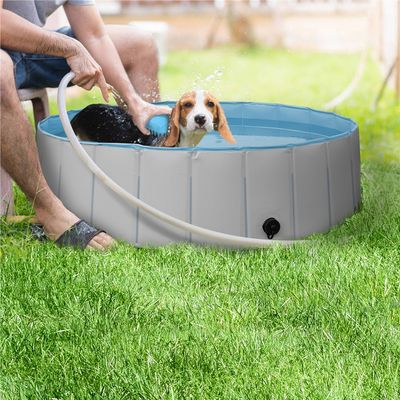 Piscine Pour Chien Pliable Pataugeoire Portable Antidérapant Et Résistant