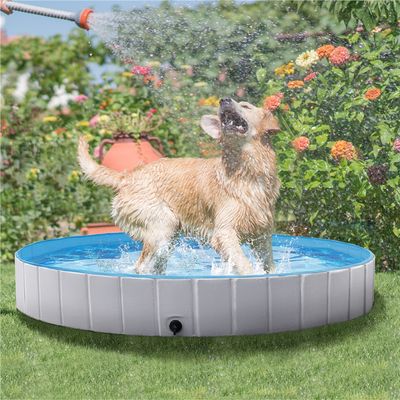 Piscine Pour Chien Pliable Pataugeoire Portable Antidérapant Et Résistant