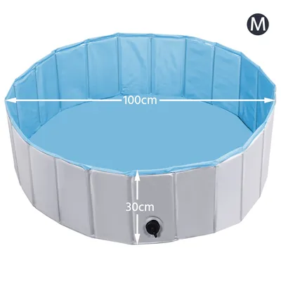 Piscine Pour Chien Pliable Pataugeoire Portable Antidérapant Et Résistant