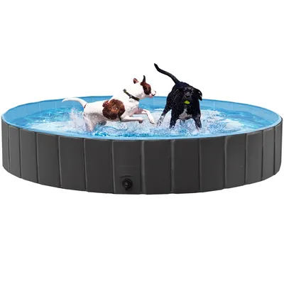 Piscine Pour Chien Pliable Pataugeoire Portable Antidérapant Et Résistant