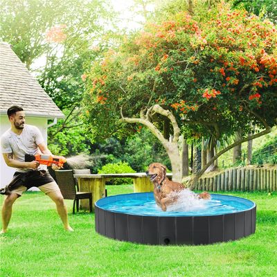 Piscine Pour Chien Pliable Pataugeoire Portable Antidérapant Et Résistant