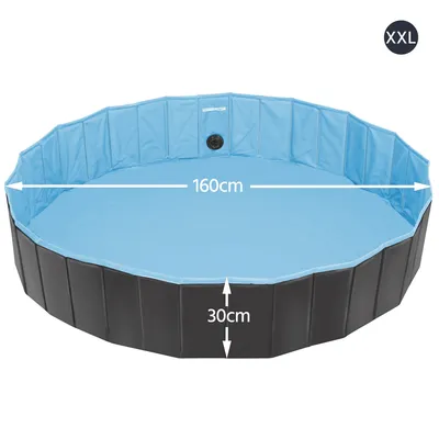 Piscine Pour Chien Pliable Pataugeoire Portable Antidérapant Et Résistant