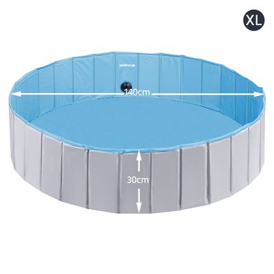 Piscine Pour Chien Pliable Pataugeoire Portable Antidérapant Et Résistant