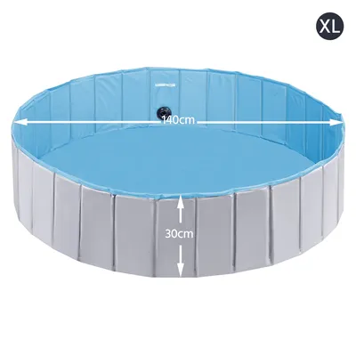 Piscine Pour Chien Pliable Pataugeoire Portable Antidérapant Et Résistant
