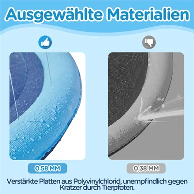 Wassersprühkissen Tragbare Hundedusche Spritzkissen Aufblasbare