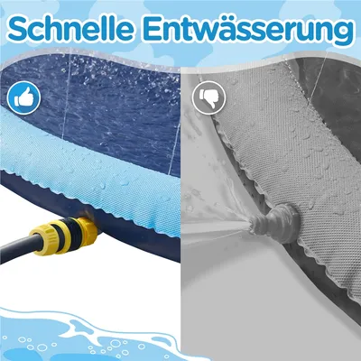 Wassersprühkissen Tragbare Hundedusche Spritzkissen Aufblasbare