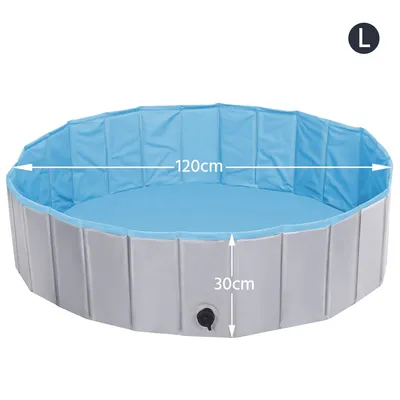 Piscine Pour Chien Pliable Pataugeoire Portable Antidérapant Et Résistant