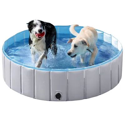 Piscine Pour Chien Pliable Pataugeoire Portable Antidérapant Et Résistant