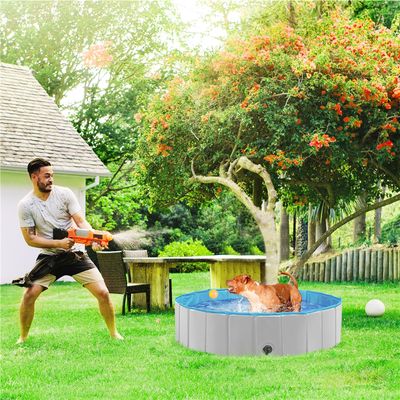 Piscine Pour Chien Pliable Pataugeoire Portable Antidérapant Et Résistant