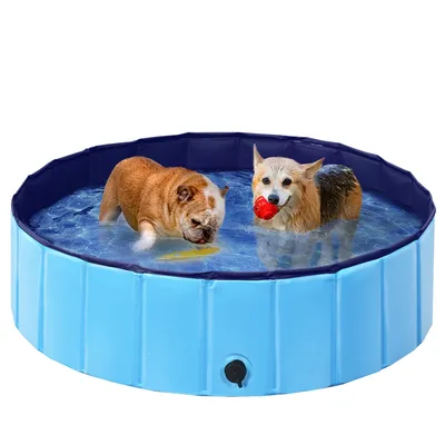 Piscine Pour Chien Pliable Pataugeoire Portable Antidérapant Et Résistant