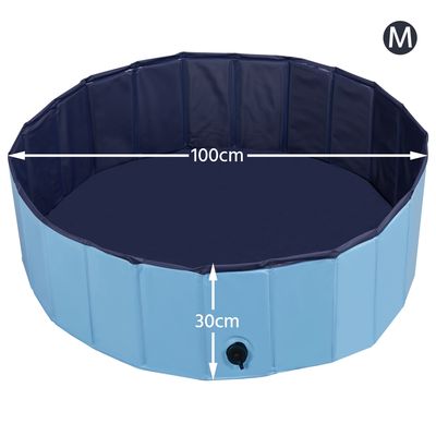 Piscine Pour Chien Pliable Pataugeoire Portable Antidérapant Et Résistant