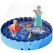 Hundebadewanne Hundepool mit Spritzer Klappbare Faltbares Planschbecken
