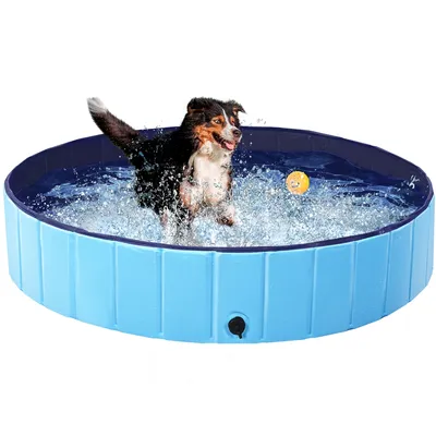 Piscine Pour Chien Pliable Pataugeoire Portable Antidérapant Et Résistant