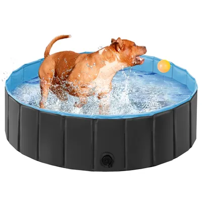 Piscine Pour Chien Pliable Pataugeoire Portable Antidérapant Et Résistant
