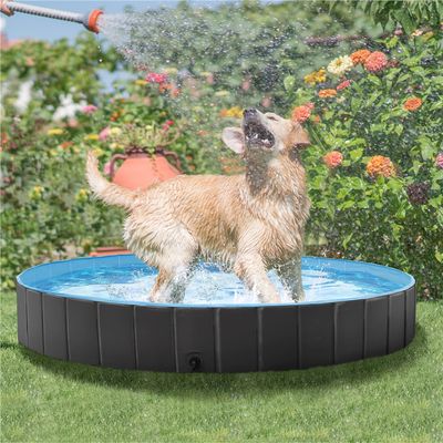 Piscine Pour Chien Pliable Pataugeoire Portable Antidérapant Et Résistant