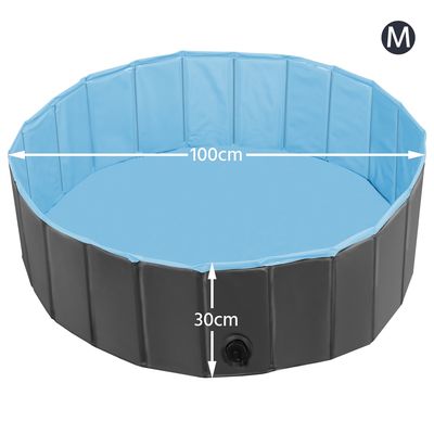 Piscine Pour Chien Pliable Pataugeoire Portable Antidérapant Et Résistant