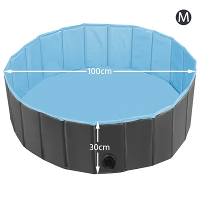 Piscine Pour Chien Pliable Pataugeoire Portable Antidérapant Et Résistant