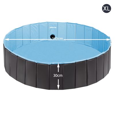 Piscine Pour Chien Pliable Pataugeoire Portable Antidérapant Et Résistant