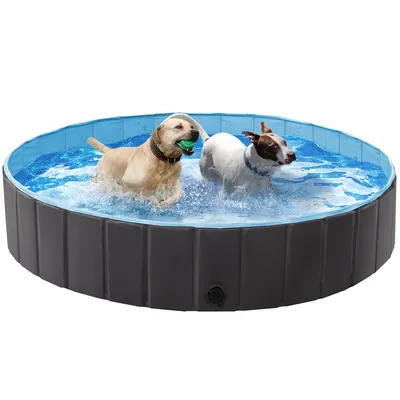 Piscine Pour Chien Pliable Pataugeoire Portable Antidérapant Et Résistant