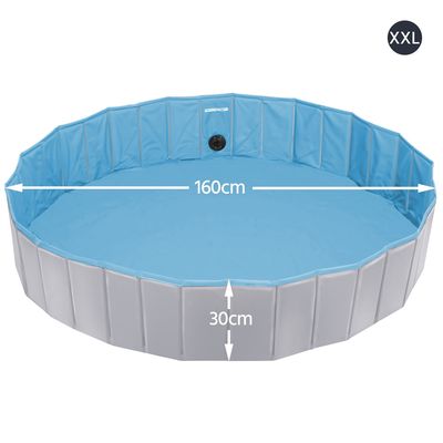Piscine Pour Chien Pliable Pataugeoire Portable Antidérapant Et Résistant