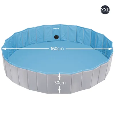 Piscine Pour Chien Pliable Pataugeoire Portable Antidérapant Et Résistant