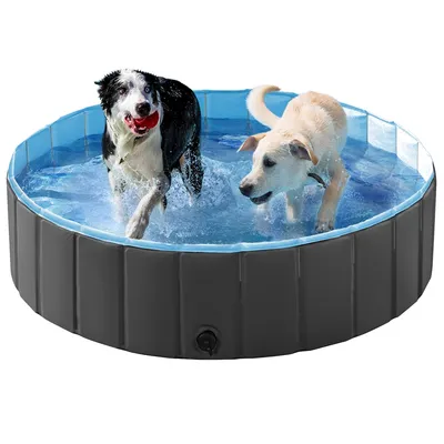 Piscine Pour Chien Pliable Pataugeoire Portable Antidérapant Et Résistant
