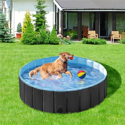 Piscine Pour Chien Pliable Pataugeoire Portable Antidérapant Et Résistant