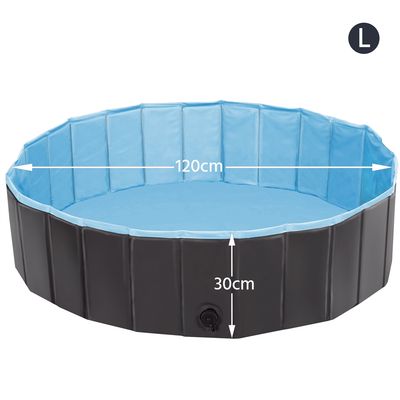 Piscine Pour Chien Pliable Pataugeoire Portable Antidérapant Et Résistant