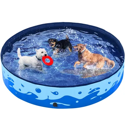Piscine Pour Chien Pliable, Baignoire Portable Antidérapant Et Résistant