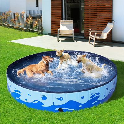 Piscine Pour Chien Pliable, Baignoire Portable Antidérapant Et Résistant
